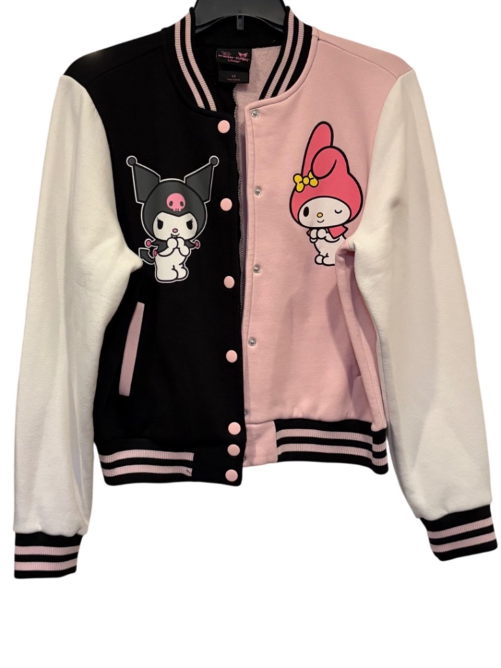 Hello Kitty My Melody And Kuromi Varsity Jacket Split